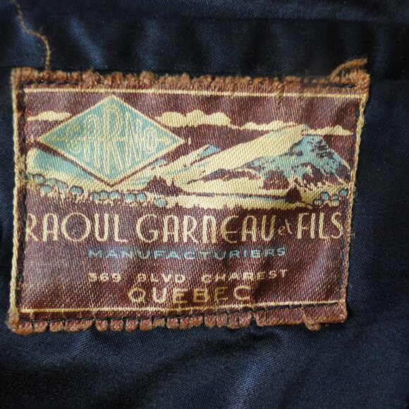 Vintage possible 1950's Long Tail TUXEDO JACKET Made in Canada Quebec - Picture 3 of 5